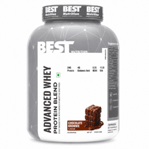 best nutriton advanced whey blend chocolate brownie